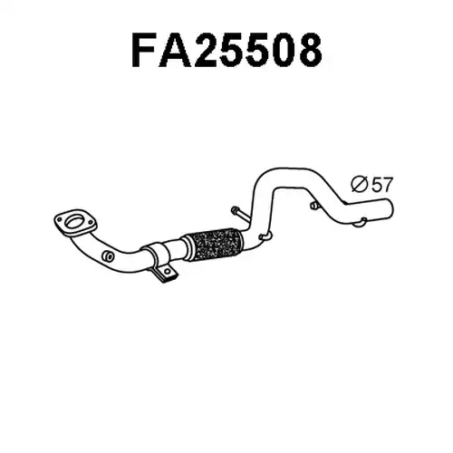 изпускателна тръба VENEPORTE FA25508