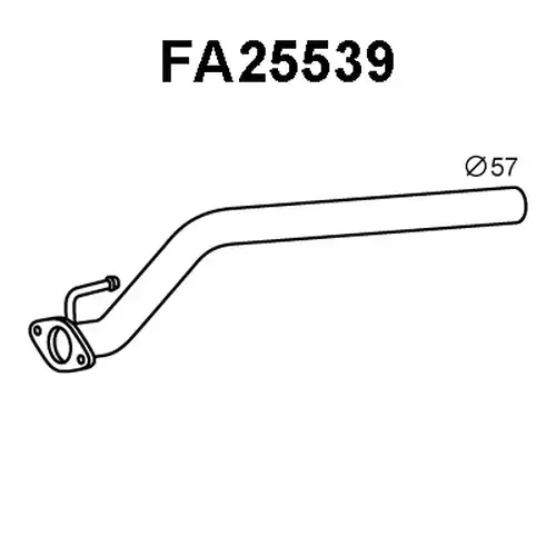 изпускателна тръба VENEPORTE FA25539