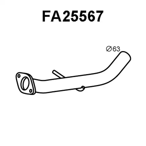 изпускателна тръба VENEPORTE FA25567