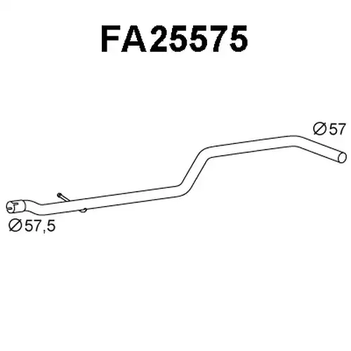 изпускателна тръба VENEPORTE FA25575