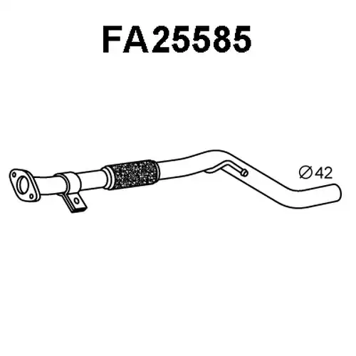 изпускателна тръба VENEPORTE FA25585