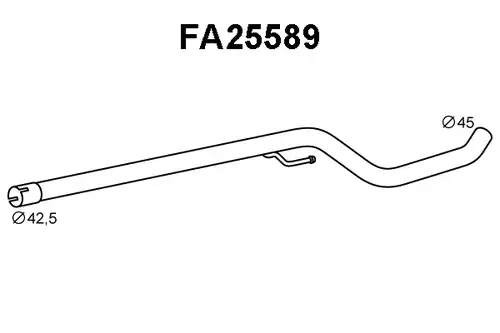 изпускателна тръба VENEPORTE FA25589