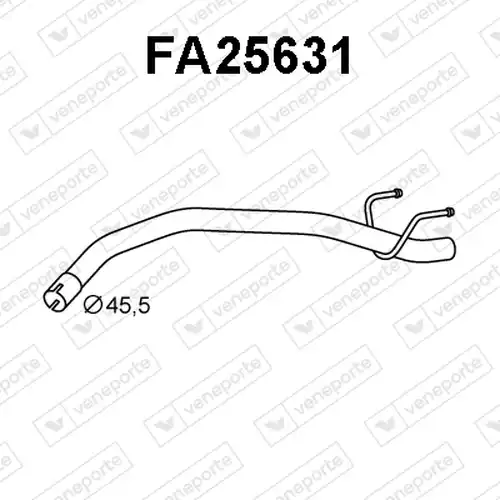 изпускателна тръба VENEPORTE FA25631