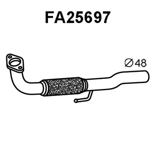 изпускателна тръба VENEPORTE FA25697