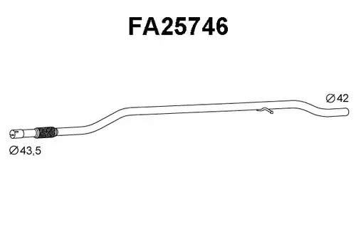 изпускателна тръба VENEPORTE FA25746