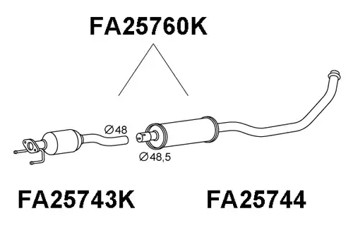 катализатор VENEPORTE FA25760K