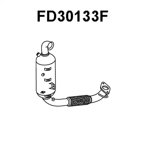 филтър за сажди/твърди частици, изпускателна система VENEPORTE FD30133F