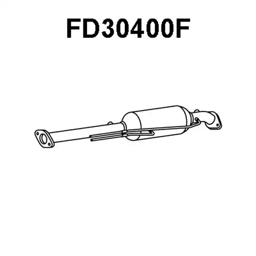 филтър за сажди/твърди частици, изпускателна система VENEPORTE FD30400F