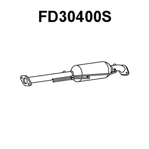 филтър за сажди/твърди частици, изпускателна система VENEPORTE FD30400S