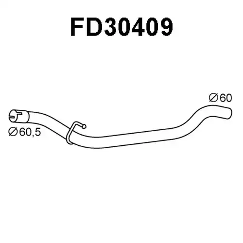 изпускателна тръба VENEPORTE FD30409