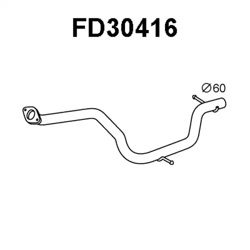 изпускателна тръба VENEPORTE FD30416