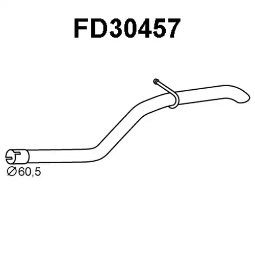 изпускателна тръба VENEPORTE FD30457