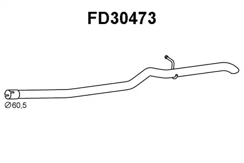 изпускателна тръба VENEPORTE FD30473