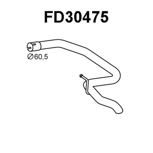 изпускателна тръба VENEPORTE FD30475