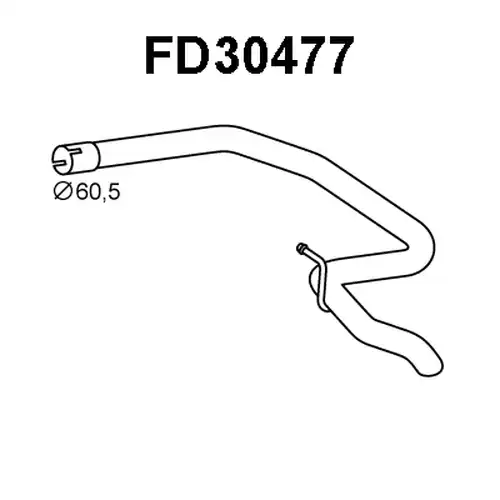 изпускателна тръба VENEPORTE FD30477