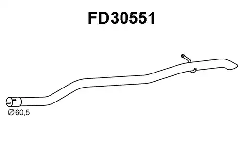 изпускателна тръба VENEPORTE FD30551