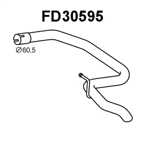 изпускателна тръба VENEPORTE FD30595