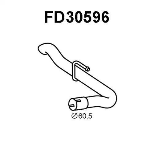 изпускателна тръба VENEPORTE FD30596