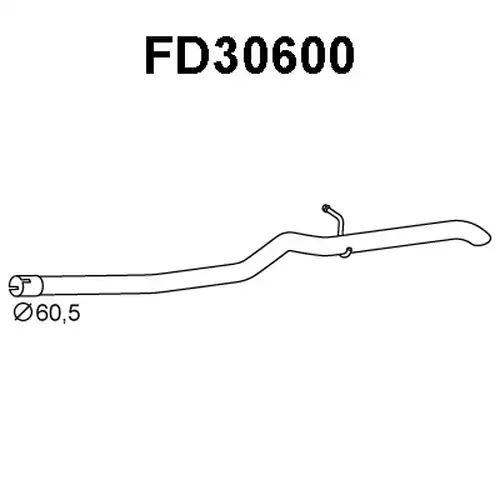 изпускателна тръба VENEPORTE FD30600