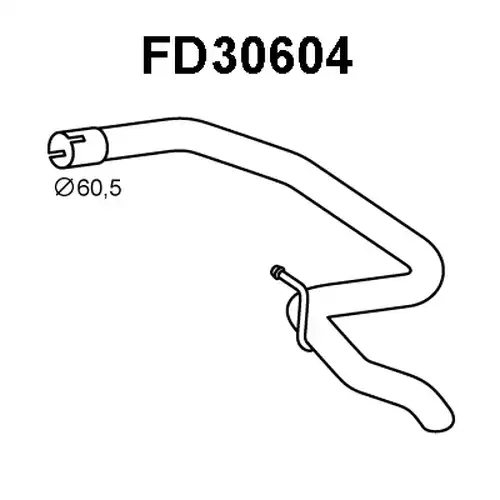 изпускателна тръба VENEPORTE FD30604