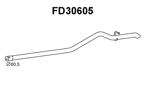 изпускателна тръба VENEPORTE FD30605