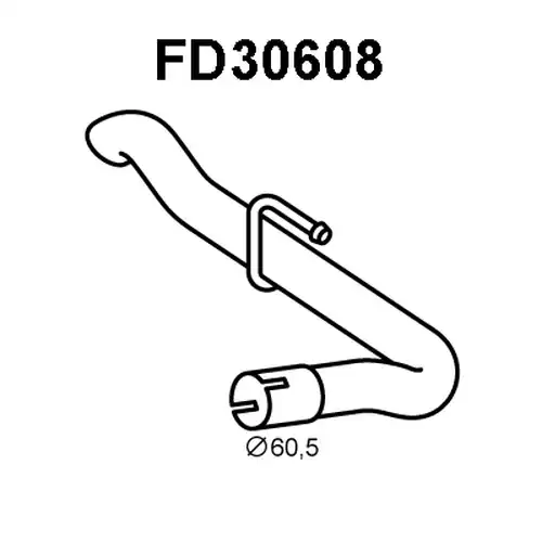 изпускателна тръба VENEPORTE FD30608