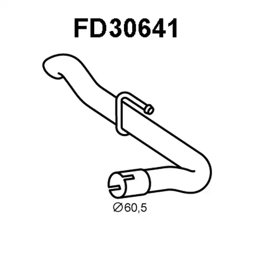 изпускателна тръба VENEPORTE FD30641