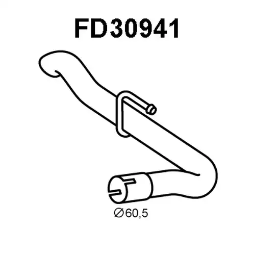 изпускателна тръба VENEPORTE FD30941