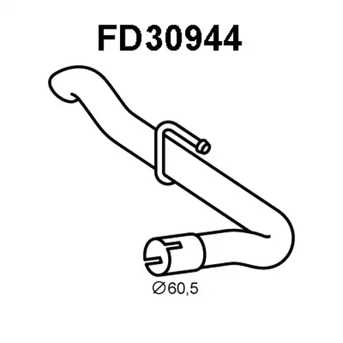 изпускателна тръба VENEPORTE FD30944