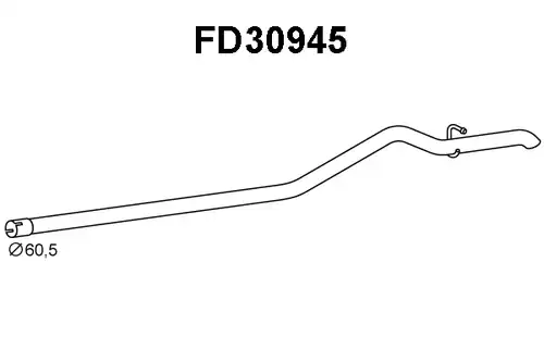 изпускателна тръба VENEPORTE FD30945