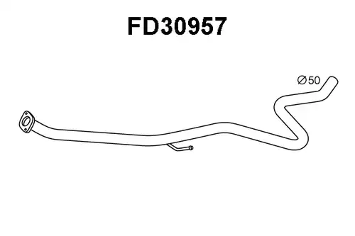 изпускателна тръба VENEPORTE FD30957