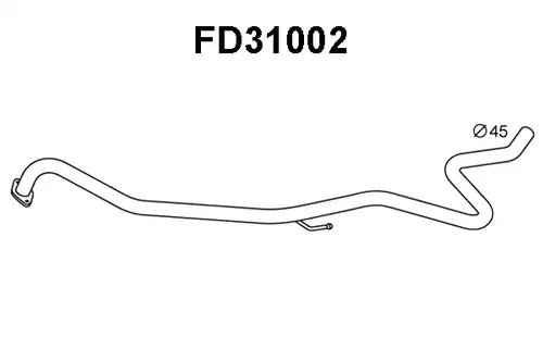 изпускателна тръба VENEPORTE FD31002