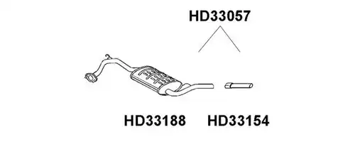 изпускателна тръба VENEPORTE HD33154