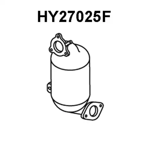 филтър за сажди/твърди частици, изпускателна система VENEPORTE HY27025F