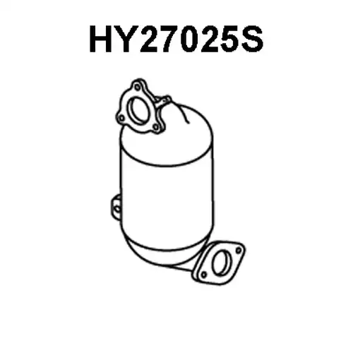 филтър за сажди/твърди частици, изпускателна система VENEPORTE HY27025S
