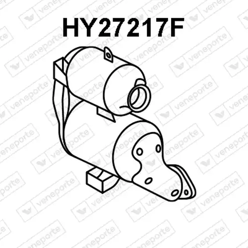филтър за сажди/твърди частици, изпускателна система VENEPORTE HY27217F