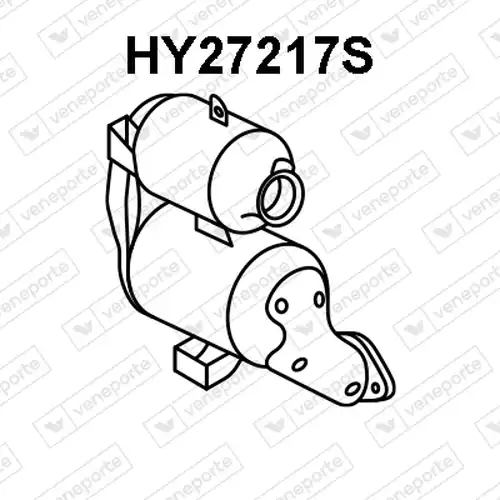 филтър за сажди/твърди частици, изпускателна система VENEPORTE HY27217S