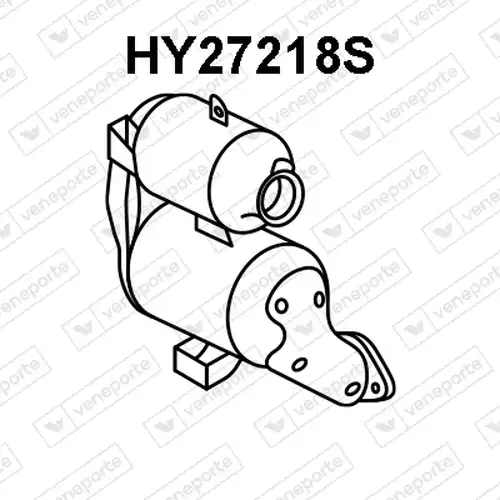 филтър за сажди/твърди частици, изпускателна система VENEPORTE HY27218S