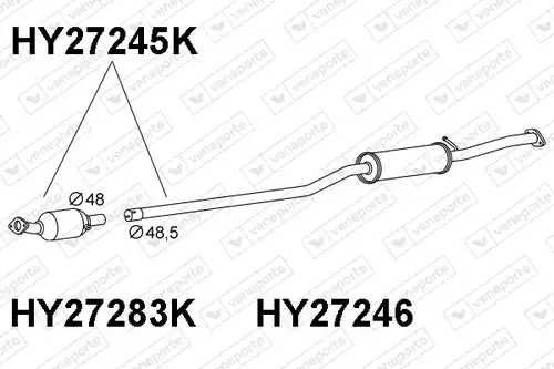 катализатор VENEPORTE HY27245K