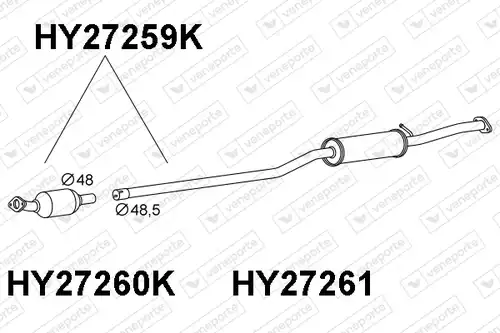 катализатор VENEPORTE HY27259K