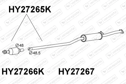 катализатор VENEPORTE HY27265K