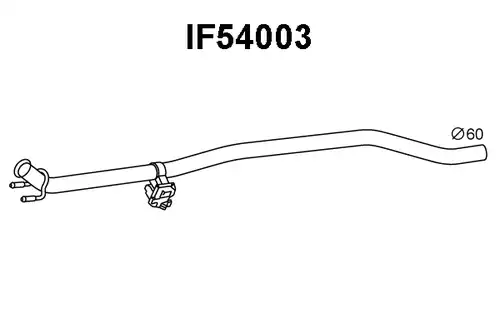 изпускателна тръба VENEPORTE IF54003