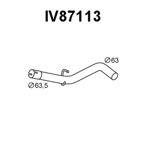 изпускателна тръба VENEPORTE IV87113