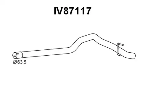 изпускателна тръба VENEPORTE IV87117