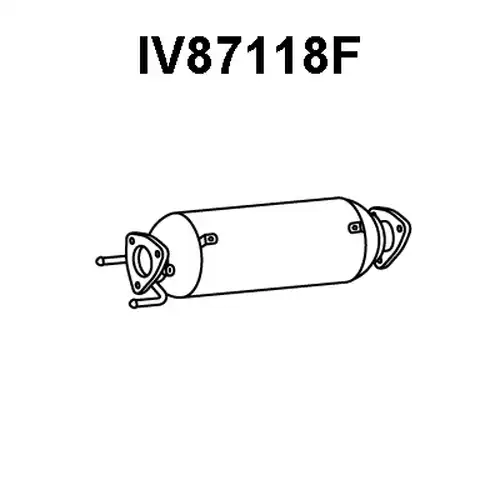 филтър за сажди/твърди частици, изпускателна система VENEPORTE IV87118F