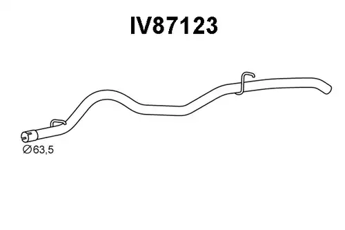 изпускателна тръба VENEPORTE IV87123