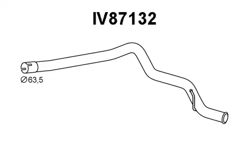 изпускателна тръба VENEPORTE IV87132