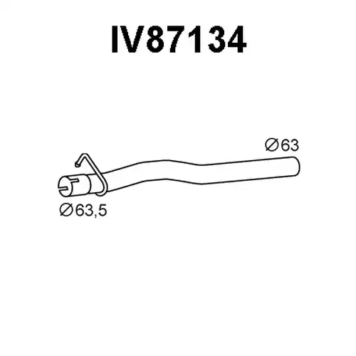 изпускателна тръба VENEPORTE IV87134