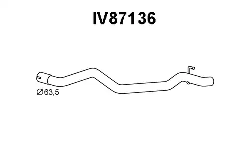 изпускателна тръба VENEPORTE IV87136