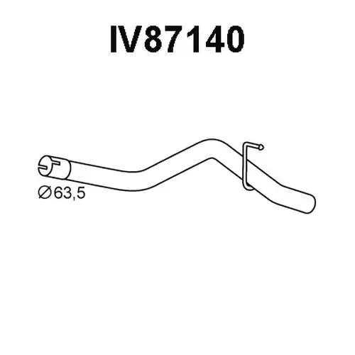 изпускателна тръба VENEPORTE IV87140